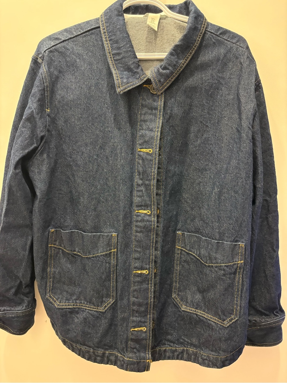 H&M Dark Indigo Denim Jacket - Picture 2 of 3